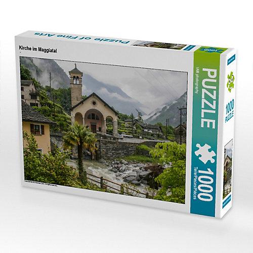 Puzzle Kirche im Maggiatal Foto-Puzzle Bild von ZechFoto Puzzle