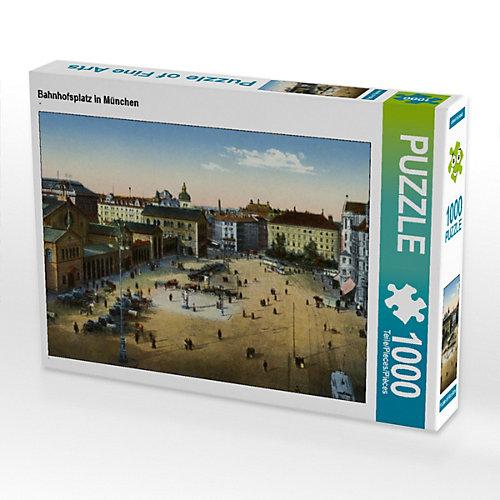 Puzzle Bahnhofsplatz in München Foto-Puzzle Bild von Jens Siebert Puzzle