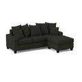 Brown Sectional - Wade Logan® Alger 2 - Piece Chaise Sectional Microfiber/Microsuede | 39 H x 82 W x 59 D in | Wayfair