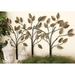 Andover Mills™ Desford Leaf Wall Décor Metal in Brown/Gray | 27 H x 48 W x 1 D in | Wayfair AFC9952458604FAD88FC4CDBDD3B2D86