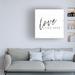 Gracie Oaks Home Inspiration II by Wild Apple Portfolio - Wrapped Canvas Textual Art Canvas, Wood in Gray/White | 18 H x 18 W x 2 D in | Wayfair