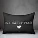 Adcock Our Happy Place Outdoor Rectangular Pillow Cover & Insert Polyester/Polyfill blend | 14 H x 20 W x 1.5 D in | Wayfair