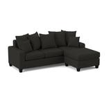 Blue Sectional - Wade Logan® Alger 2 - Piece Chaise Sectional Microfiber/Microsuede | 39 H x 82 W x 59 D in | Wayfair