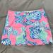 Lilly Pulitzer Skirts | Lilly Pulitzer Skort Barefoot Princess Size 0 | Color: Blue/Pink | Size: 0