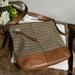 Coach Bags | Coach Leather Trim Crossbody Bag | Color: Silver/Tan | Size: 13x12