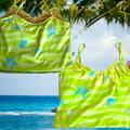 Lilly Pulitzer Swim | Lilly Pulitzer Green Starfish Tankini Swimsuit 10 Top | Color: Blue/Green | Size: 10