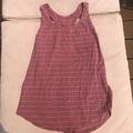 Lululemon Athletica Tops | Maroon Striped Lulu Lemon Sports Tank Top | Color: Red | Size: 6