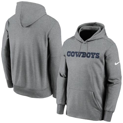 Dallas Cowboys Nike Prime Wordmark Therma Kapuzenpullover - Herren