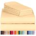 Eider & Ivory™ Luxury 6-Piece Rayon from Bamboo Bed Sheet Set - 35 Colors Rayon from Bamboo/Rayon in Yellow | King | Wayfair