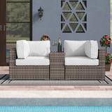 LSI Antibes Collection 3-piece Cup Holder Loveseat