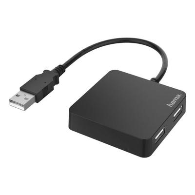 Hama USB-2.0-Hub, 4 Ports Image
