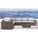 LSI Antibes 10-piece Sectional Set with Cup Holders and Sunbrella Cushions