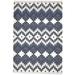 One of a Kind Flatweave Modern 5' x 8' Geometric Wool Brown Rug - 5' x 8'