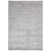 One of a Kind Hand-Knotted Modern 6' x 9' Solid Wool Grey Rug - 6' x 9'