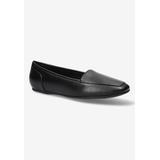 Extra Wide Width Women's Thrill Pointed Toe Loafer by Easy Street in Black (Size 7 1/2 WW)