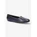 Women's Thrill Pointed Toe Loafer by Easy Street in Navy (Size 8 M)
