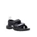 Men's Men's SurfWalker II Leather Sandals by Propet in Black (Size 11 1/2 M)