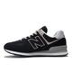 New Balance 574v3, Sneaker, Men's, Black, 3.5 UK