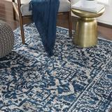 Gray 79 x 0.315 in Area Rug - Kelly Clarkson Home Ingrid Oriental Sky Blue/Light Area Rug, Polypropylene | 79 W x 0.315 D in | Wayfair