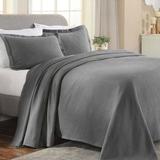 Lark Manor™ Adarsh 100% Cotton All Season Bedspread Set Cotton in Gray | King Coverlet + 2 Standard Shams | Wayfair CHMB1373 39731600