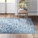 Gray 63 x 0.315 in Area Rug - Kelly Clarkson Home Ingrid Oriental Sky Blue/Light Area Rug, Polypropylene | 63 W x 0.315 D in | Wayfair