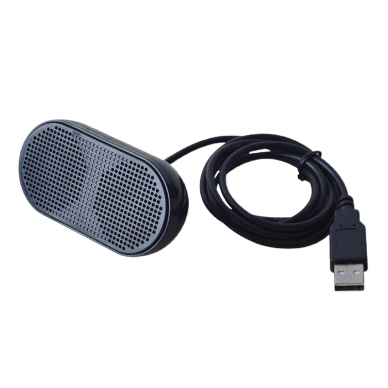 Haut-parleur USB Portable, haut-parleur multimédia stéréo, pour ordinateur Portable, PC (noir)