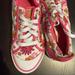 Coach Shoes | Coach Barrett Poppy White Pink Floral Sneakers | Color: Pink/White | Size: 6