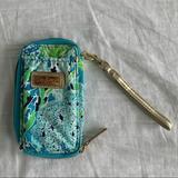 Lilly Pulitzer Bags | Lilly Pulitzer Wrist Wallet Phone Holder | Color: Blue/Green | Size: Os