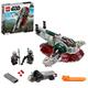 LEGO 75312 Star Wars Boba Fetts Starship, Weltraum-Spielzeug für Kinder ab 9 Jahren, Raumschiff-Modell aus The Mandalorian mit 2 Minifiguren, Geschenk für Kinder, Junge und Mädchen