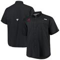 Men's Columbia Black Alabama Crimson Tide Big & Tall Collegiate Tamiami Button-Down Shirt