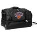 MOJO Black New York Knicks 27'' Drop Bottom Wheeled Duffle Bag