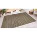 White 24 x 0.03 in Area Rug - Highland Dunes Ellenton Striped Flatweave Brown Ivory Indoor Outdoor Area Rug Polypropylene | 24 W x 0.03 D in | Wayfair