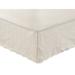 Charlton Home® Jesper Quilted 18" Bed Skirt Cotton in White | 78 W x 80 D in | Wayfair BL11440 46162924
