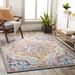 108 x 0.0276 in Area Rug - Langley Street® Fleeman Oriental Saffron/Navy Area Rug, Polypropylene | 108 W x 0.0276 D in | Wayfair