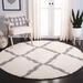 Gray/White 72 x 1.48 in Area Rug - House of Hampton® Alonnah Geometric Ivory/Gray Area Rug, Polypropylene | 72 W x 1.48 D in | Wayfair