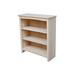 Highland Dunes Aspatria Solid Wood Standard Bookcase Metal in White | 36 H x 32 W x 12 D in | Wayfair BCMH3143 42897196