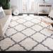 Gray/White 72 x 1.48 in Area Rug - House of Hampton® Alonnah Geometric Ivory/Gray Area Rug, Polypropylene | 72 W x 1.48 D in | Wayfair