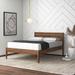 George Oliver Jennett Solid Wood Platform Bed Wood in Brown | 41.34 H x 56.1 W x 80.12 D in | Wayfair DA8D9080B190489DAD68329D3BFAC245