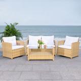 Brayden Studio® Anyuta 4 Piece Rattan Sofa Seating Group w/ Cushions Synthetic Wicker/All - Weather Wicker/Wicker/Rattan | Outdoor Furniture | Wayfair