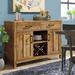 Loon Peak® Olinger 52" Wide 2-Drawer Sideboard Wood in Brown | 36 H x 52 W x 18 D in | Wayfair 3DF1E80321574D869DC39142D6B35B20