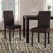 Latitude Run® Neymar Parson Chair Faux Leather/Upholstered in Brown | 35.5 H x 21 W x 16.5 D in | Wayfair 9AE4CD949BA1482EBAF2863C21A7703B