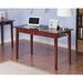 Charlton Home® Mebane Solid Wood Desk Wood in Brown | 29.38 H x 48 W x 24 D in | Wayfair 97CF1A4FC9E2450589CA8954D38F716B