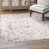 White 96 x 0.33 in Area Rug - Sand & Stable™ Cantrell Oriental Beige Area Rug Polypropylene | 96 W x 0.33 D in | Wayfair