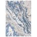 White 24 x 2.56 in Indoor Area Rug - Rosecliff Heights Tristan Abstract Gray/Blue Area Rug | 24 W x 2.56 D in | Wayfair