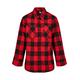 Urban Classics Jungen Boys Checked Flanell Shirt Hemd, black/red, 122-128