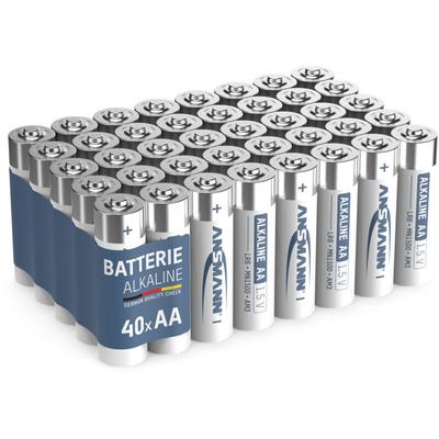 Batterien aa Alkaline Größe LR6 - (40 Stück) Design kann abweichen - Ansmann Image