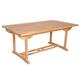 Table de jardin en teck massif extensible 8/10 pers.