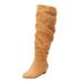 Women's The Tamara Wide Calf Boot by Comfortview in Tan (Size 11 M)