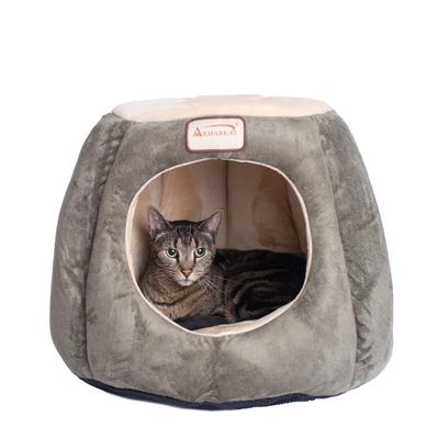 Cat Cave Shape Pet Bed With Anti- Slip Waterproof ...