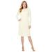 Plus Size Women's Stretch Lace Shift Dress by Jessica London in Ivory (Size 20)